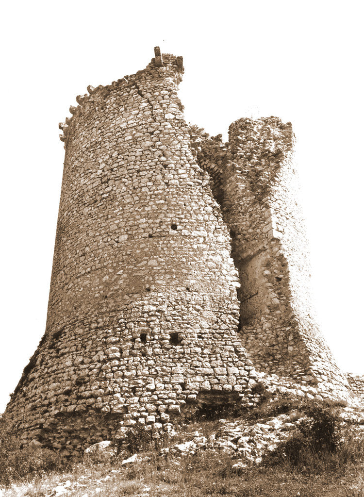 Detail of Castle, Bominaco, L'Aquila, Abruzzo by Anonymous