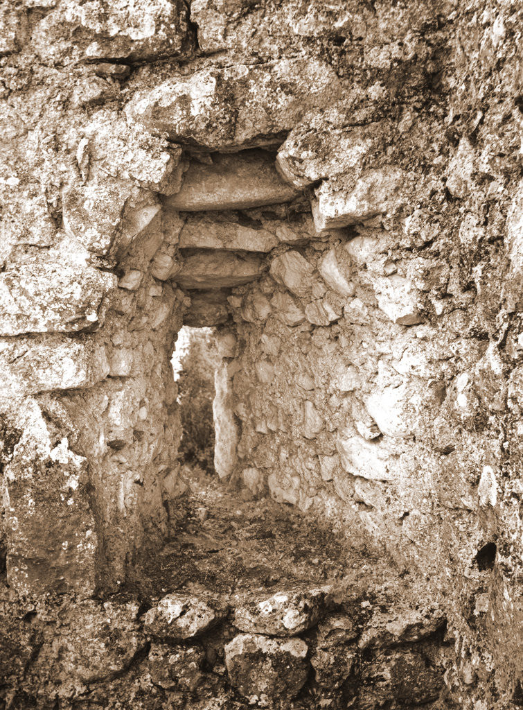 Detail of Castle, Bominaco, L'Aquila, Abruzzo by Anonymous