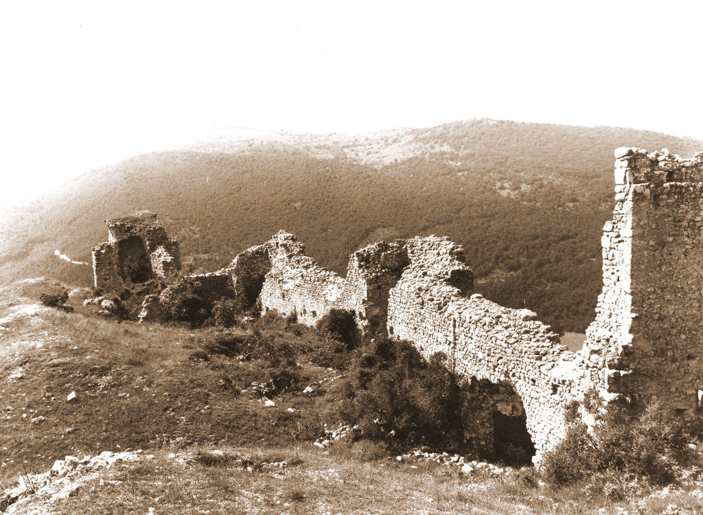 Detail of Castle, Bominaco, L'Aquila, Abruzzo by Anonymous