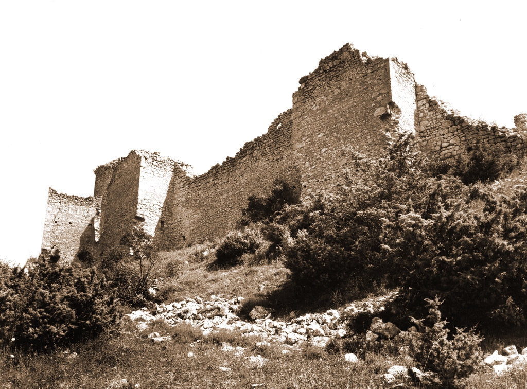 Detail of Castle, Bominaco, L'Aquila, Abruzzo by Anonymous