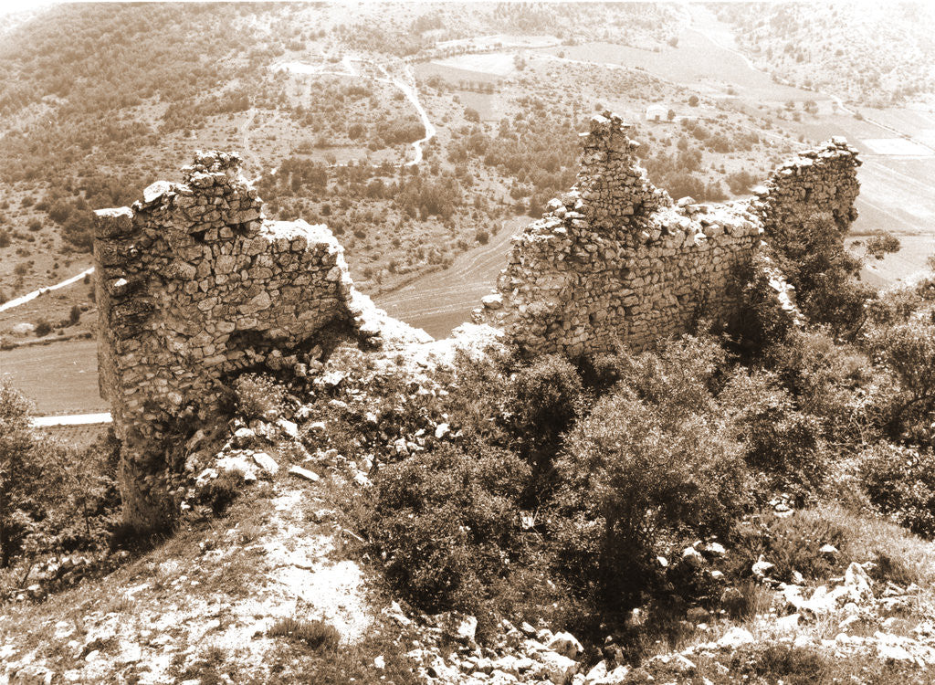 Detail of Castle, Bominaco, L'Aquila, Abruzzo by Anonymous