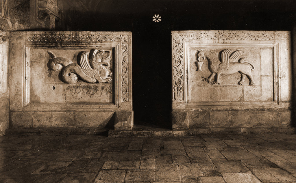 Detail of Oratory, S. Pellegrino, Bominaco, L'Aquila, Abruzzo by Anonymous