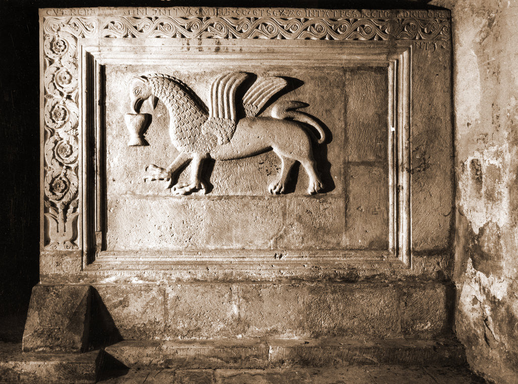 Detail of Oratory, S. Pellegrino, Bominaco, L'Aquila, Abruzzo by Anonymous