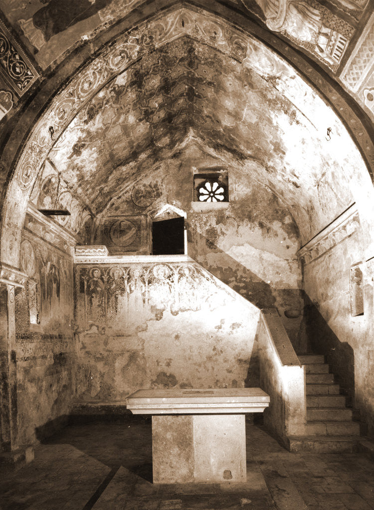 Detail of Oratory, S. Pellegrino, Bominaco, L'Aquila, Abruzzo by Anonymous