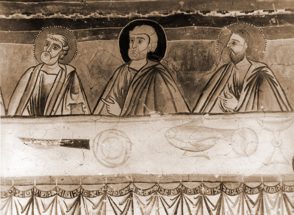 Detail of Oratory, S. Pellegrino, Bominaco, L'Aquila, Abruzzo by Anonymous