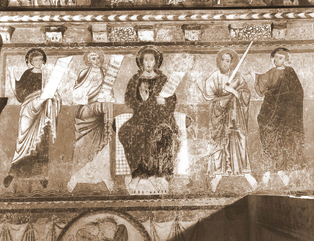 Detail of Oratory, S. Pellegrino, Bominaco, L'Aquila, Abruzzo by Anonymous