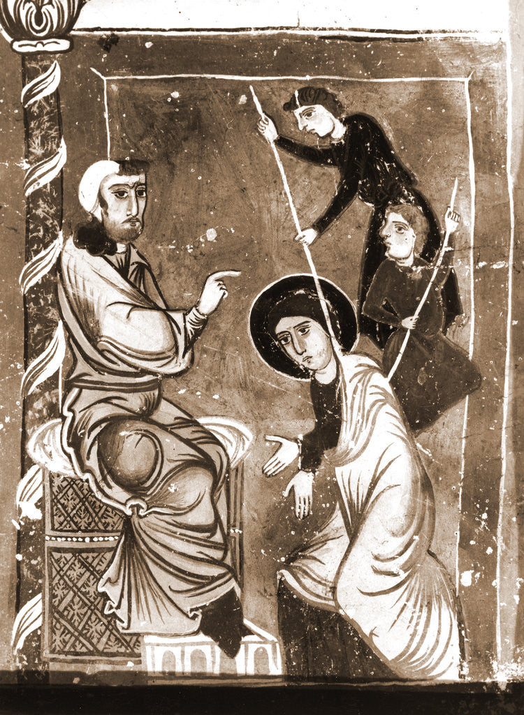 Detail of Oratory, S. Pellegrino, Bominaco, L'Aquila, Abruzzo by Anonymous