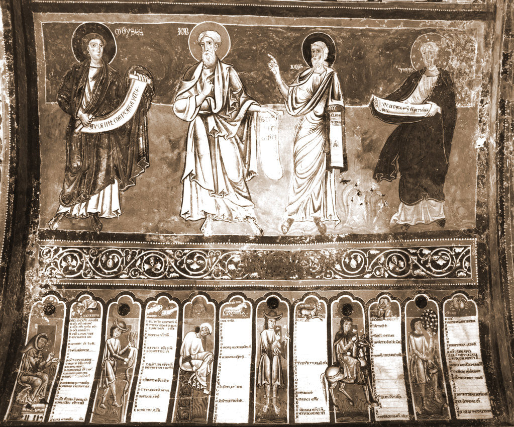 Detail of Oratory, S. Pellegrino, Bominaco, L'Aquila, Abruzzo by Anonymous