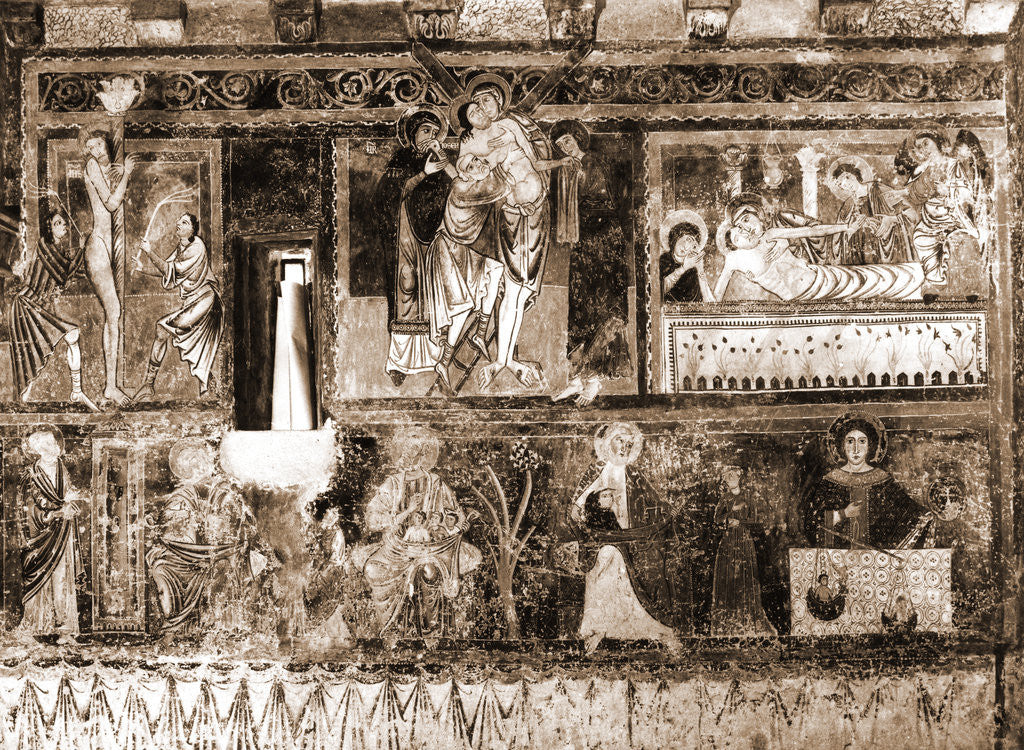 Detail of Oratory, S. Pellegrino, Bominaco, L'Aquila, Abruzzo by Anonymous