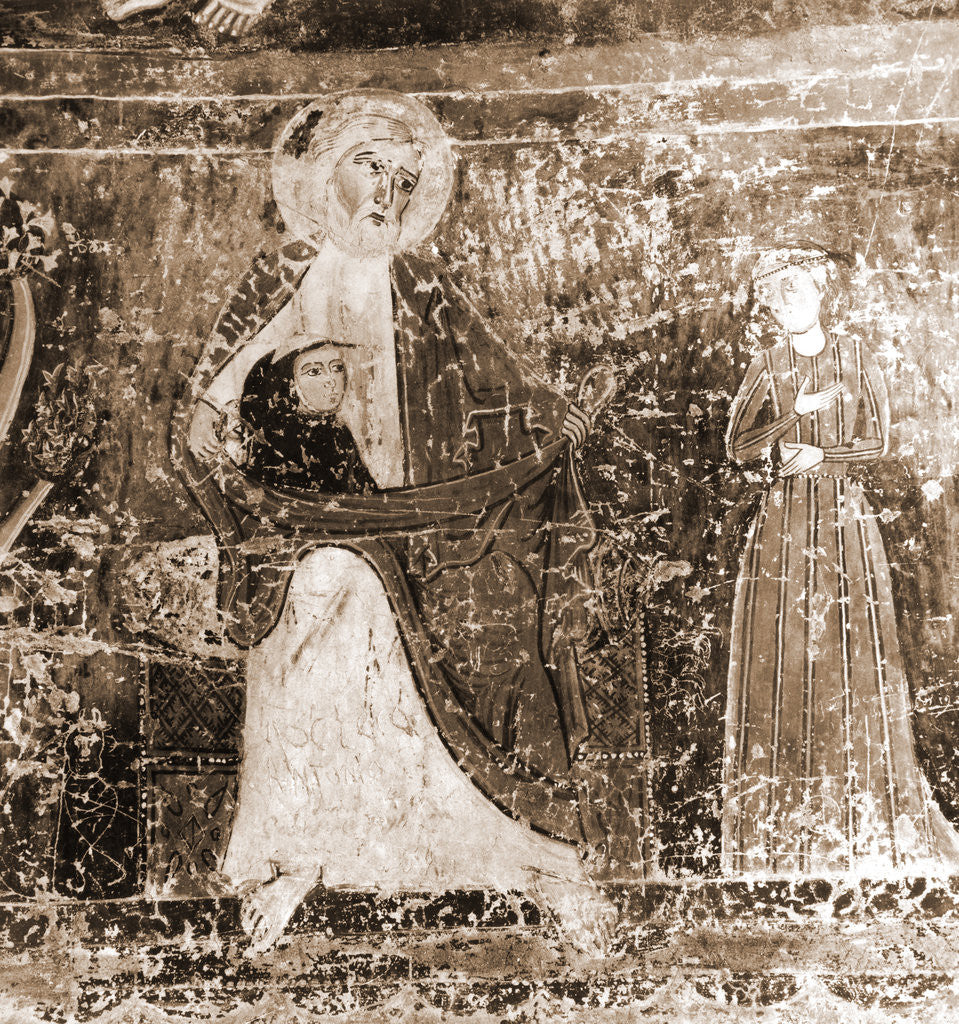 Detail of Oratory, S. Pellegrino, Bominaco, L'Aquila, Abruzzo by Anonymous