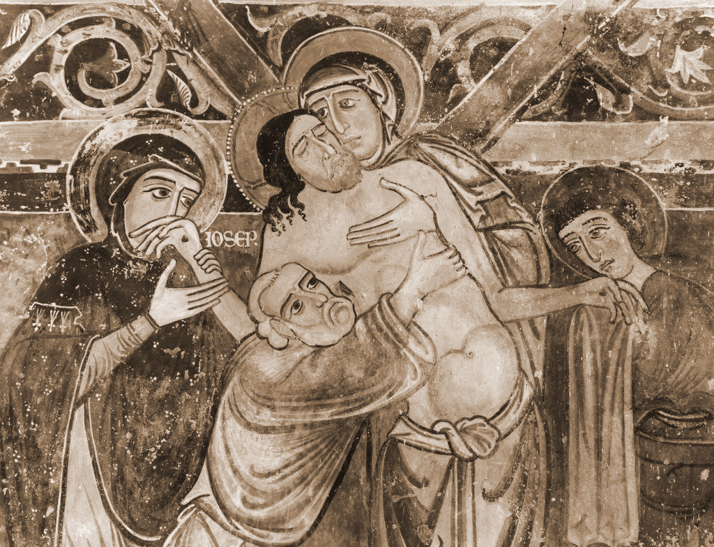 Detail of Oratory, S. Pellegrino, Bominaco, L'Aquila, Abruzzo by Anonymous