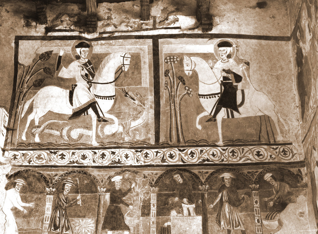 Detail of Oratory, S. Pellegrino, Bominaco, L'Aquila, Abruzzo by Anonymous