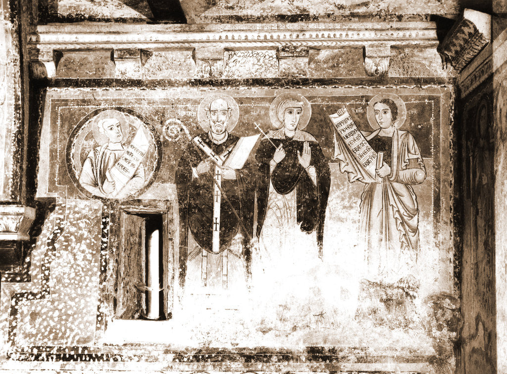 Detail of Oratory, S. Pellegrino, Bominaco, L'Aquila, Abruzzo by Anonymous