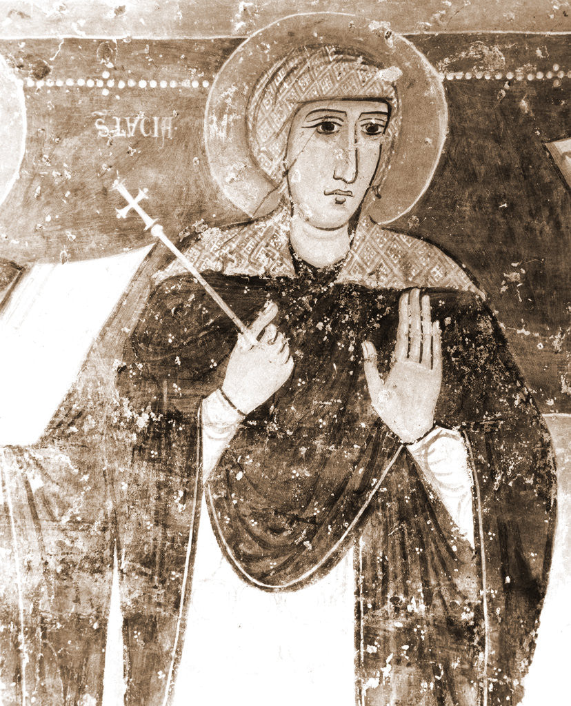 Detail of Oratory, S. Pellegrino, Bominaco, L'Aquila, Abruzzo by Anonymous