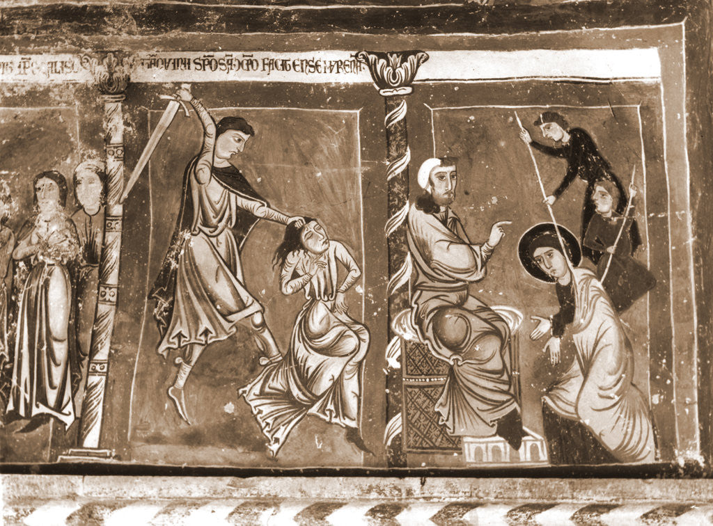 Detail of Oratory, S. Pellegrino, Bominaco, L'Aquila, Abruzzo by Anonymous