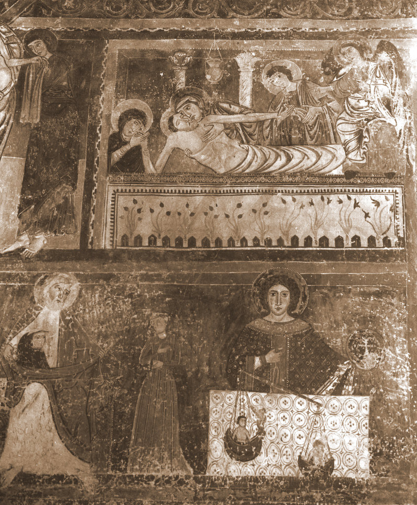 Detail of Oratory, S. Pellegrino, Bominaco, L'Aquila, Abruzzo by Anonymous