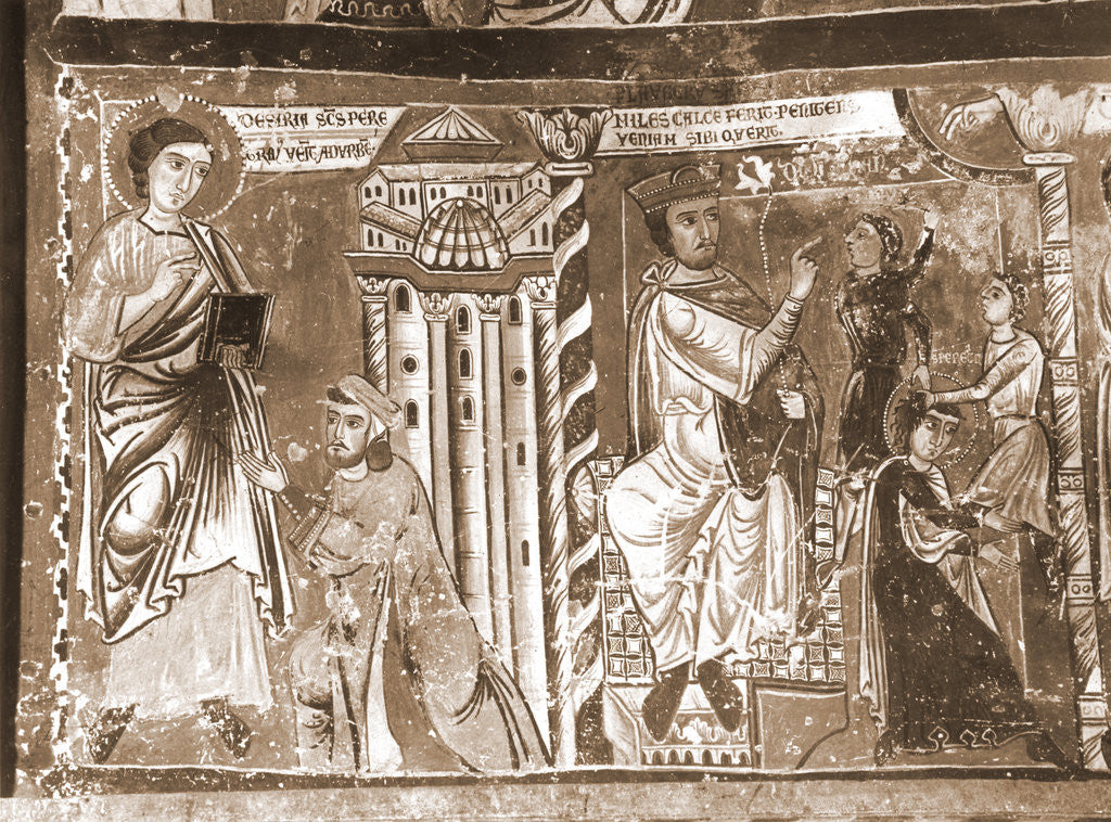 Detail of Oratory, S. Pellegrino, Bominaco, L'Aquila, Abruzzo by Anonymous