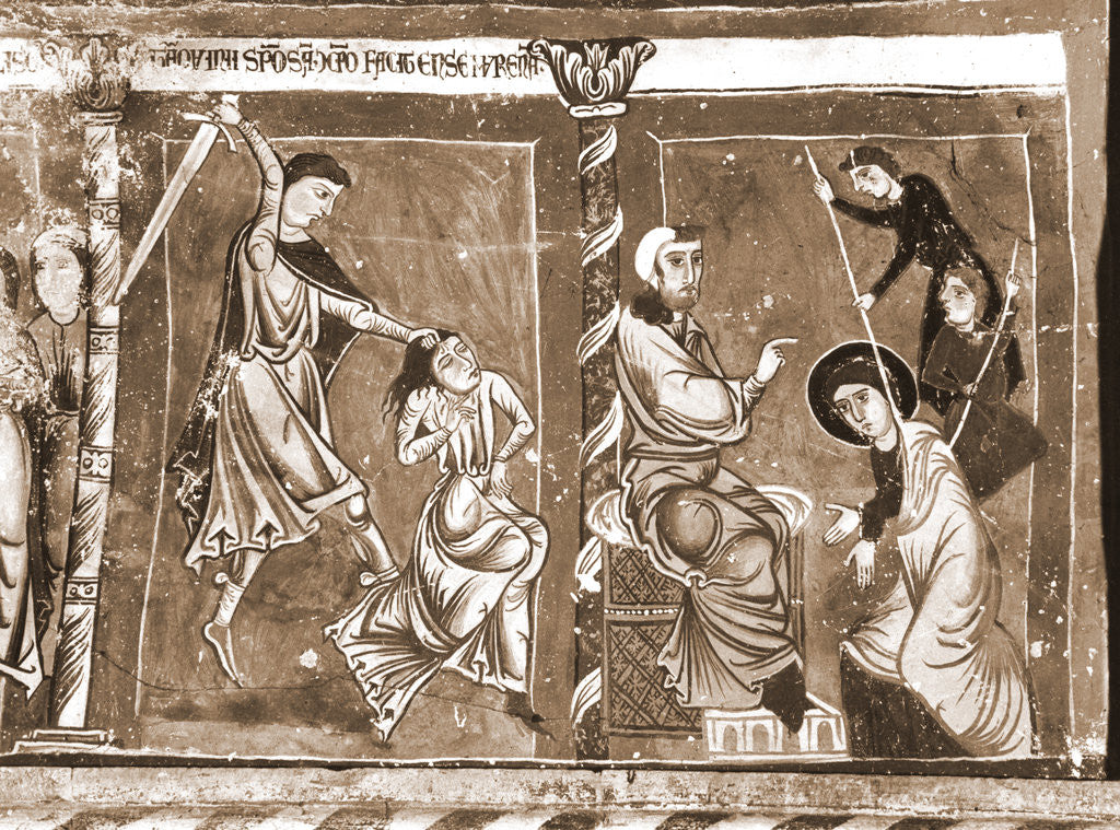 Detail of Oratory, S. Pellegrino, Bominaco, L'Aquila, Abruzzo by Anonymous