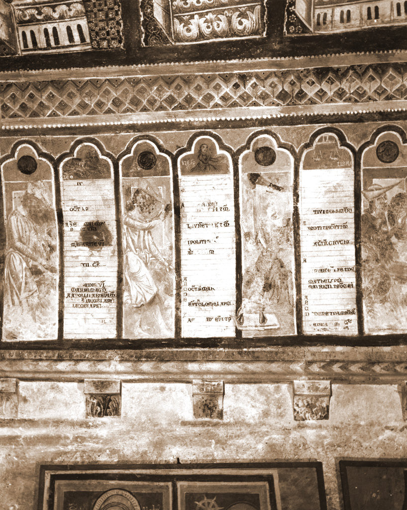 Detail of Oratory, S. Pellegrino, Bominaco, L'Aquila, Abruzzo by Anonymous