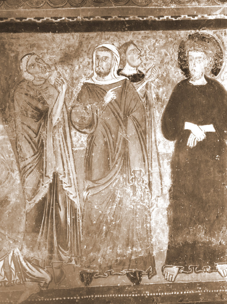 Detail of Oratory, S. Pellegrino, Bominaco, L'Aquila, Abruzzo by Anonymous