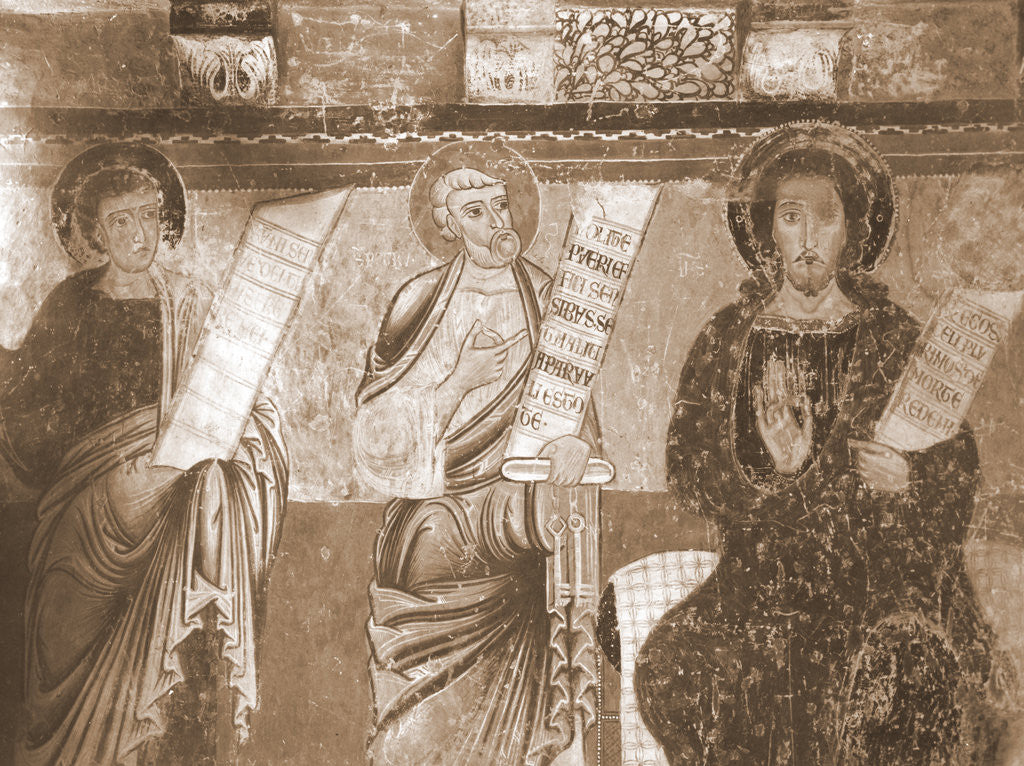 Detail of Oratory, S. Pellegrino, Bominaco, L'Aquila, Abruzzo by Anonymous