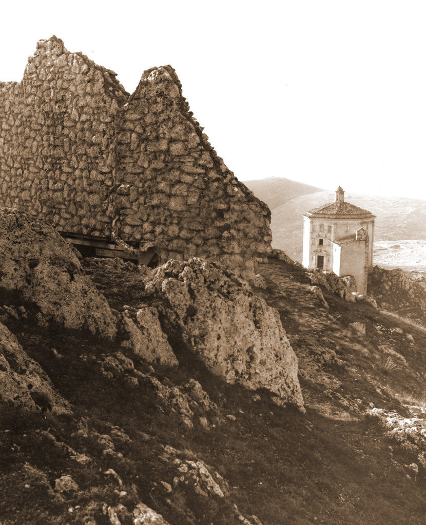 Detail of Rocca Calascio, Calascio, L'Aquila, Abruzzo by Anonymous