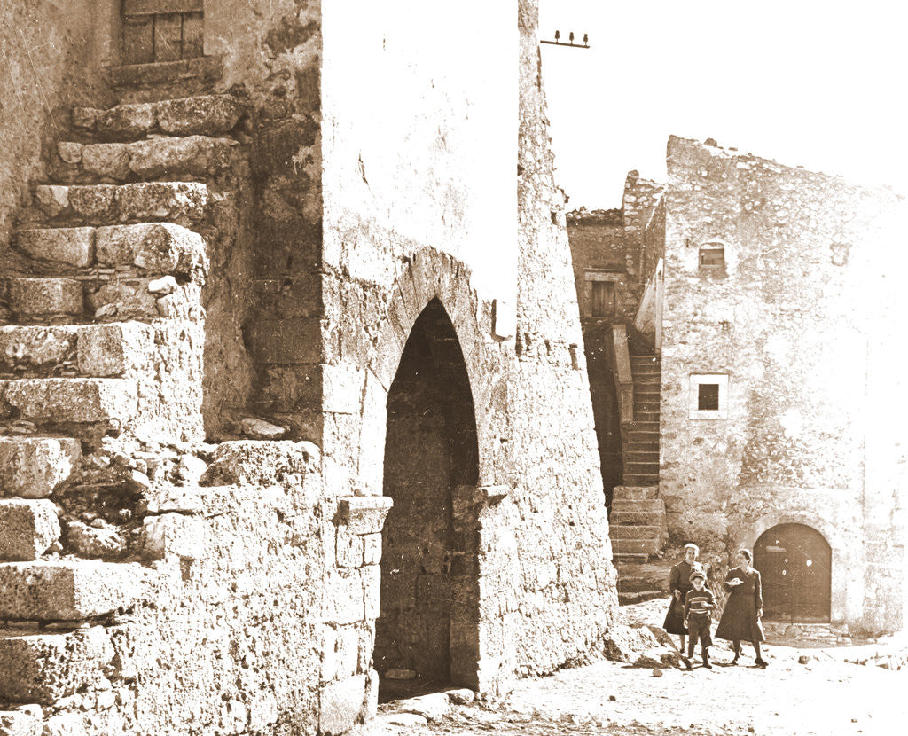 Detail of General views, Castelvecchio Calvisio, L'Aquila, Abruzzo by Anonymous