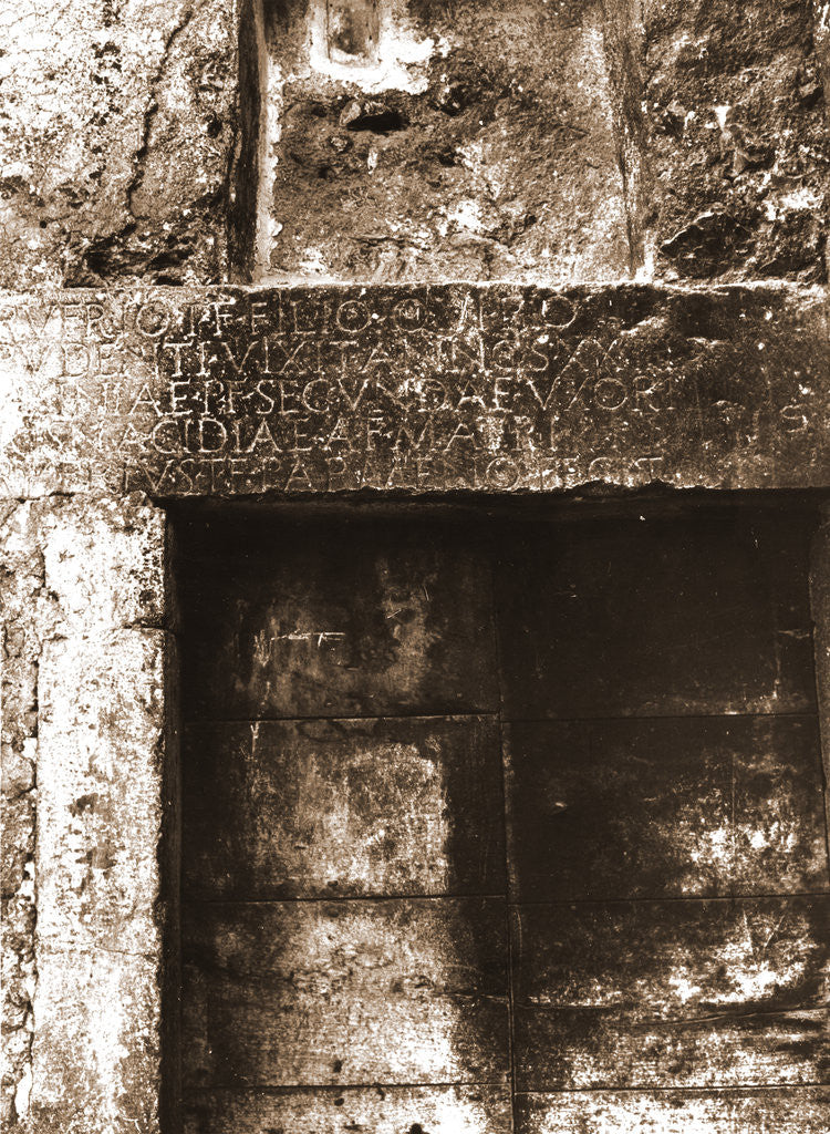 Detail of General views, Castelvecchio Calvisio, L'Aquila, Abruzzo by Anonymous