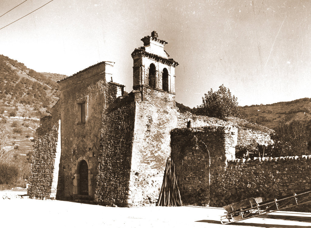 Detail of S. Cipriano, Castelvecchio Calvisio, L'Aquila, Abruzzo by Anonymous