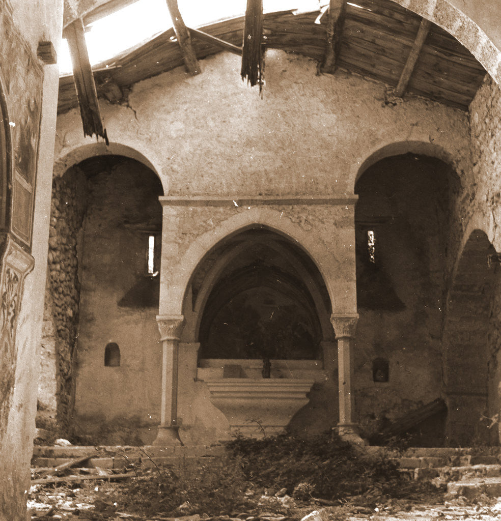 Detail of S. Cipriano, Castelvecchio Calvisio, L'Aquila, Abruzzo by Anonymous