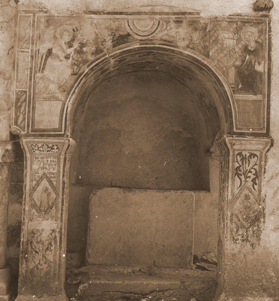 Detail of S. Cipriano, Castelvecchio Calvisio, L'Aquila, Abruzzo by Anonymous