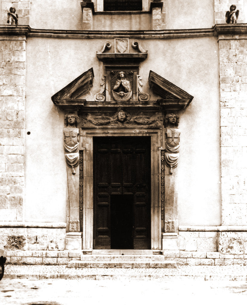 Detail of S. Francesco, Castelvecchio Subequo, L'Aquila, Abruzzo by Anonymous