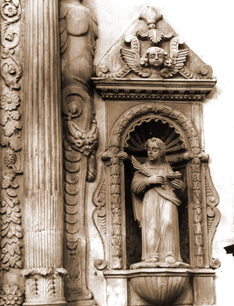 Detail of S. Francesco, Castelvecchio Subequo, L'Aquila, Abruzzo by Anonymous