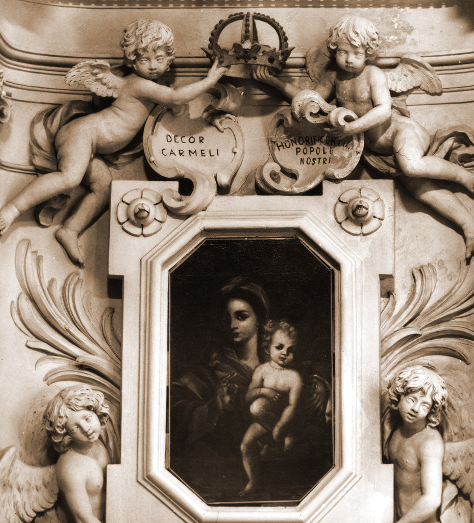 Detail of S. Francesco, Castelvecchio Subequo, L'Aquila, Abruzzo by Anonymous