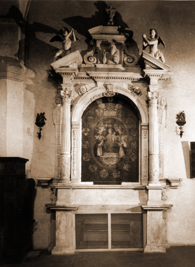 Detail of S. Francesco, Castelvecchio Subequo, L'Aquila, Abruzzo by Anonymous