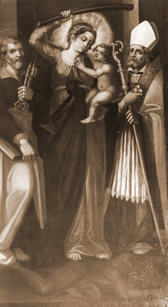 Detail of S. Francesco, Castelvecchio Subequo, L'Aquila, Abruzzo by Anonymous