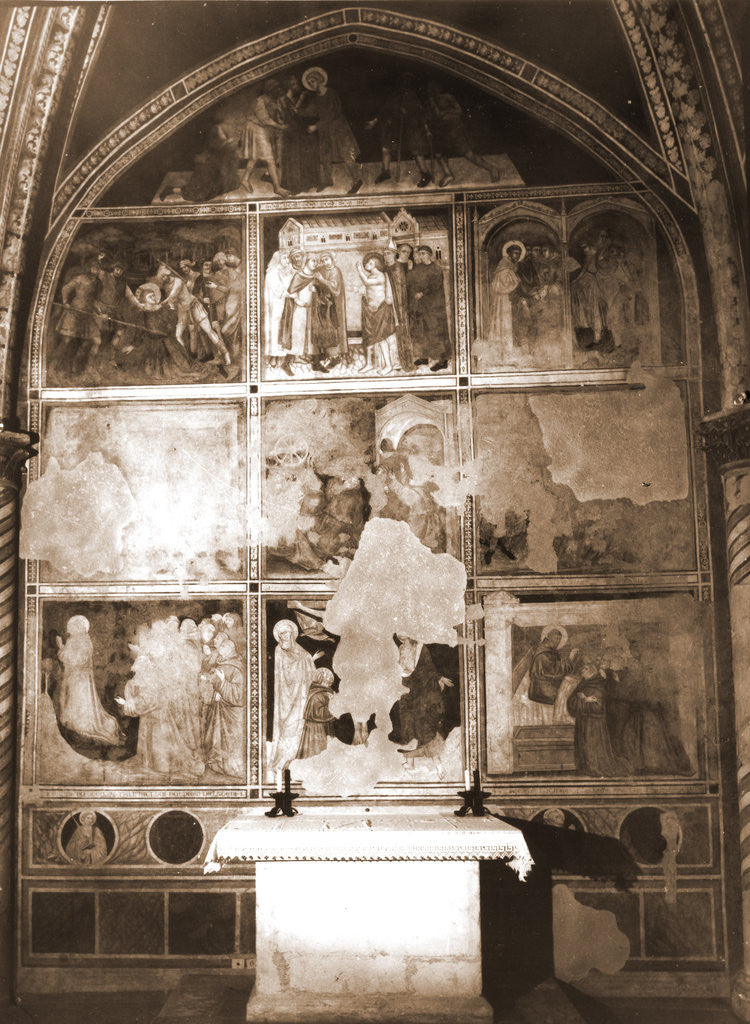 Detail of S. Francesco, Castelvecchio Subequo, L'Aquila, Abruzzo by Anonymous
