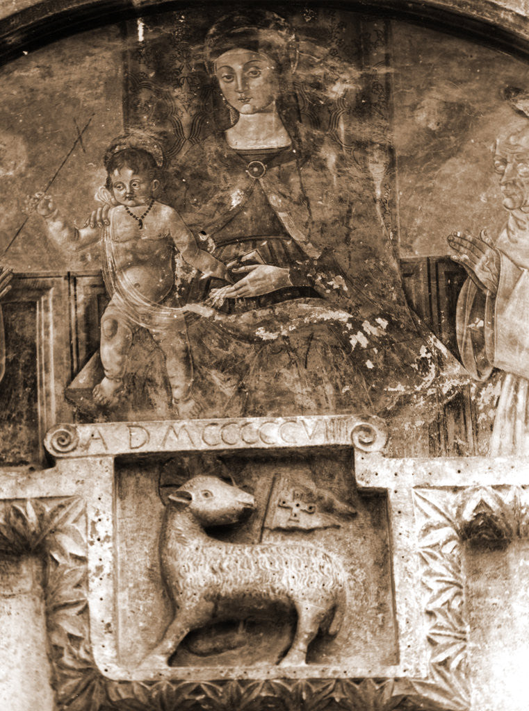 Detail of S. Maria Valleverde, Celano, L'Aquila, Abruzzo by Anonymous