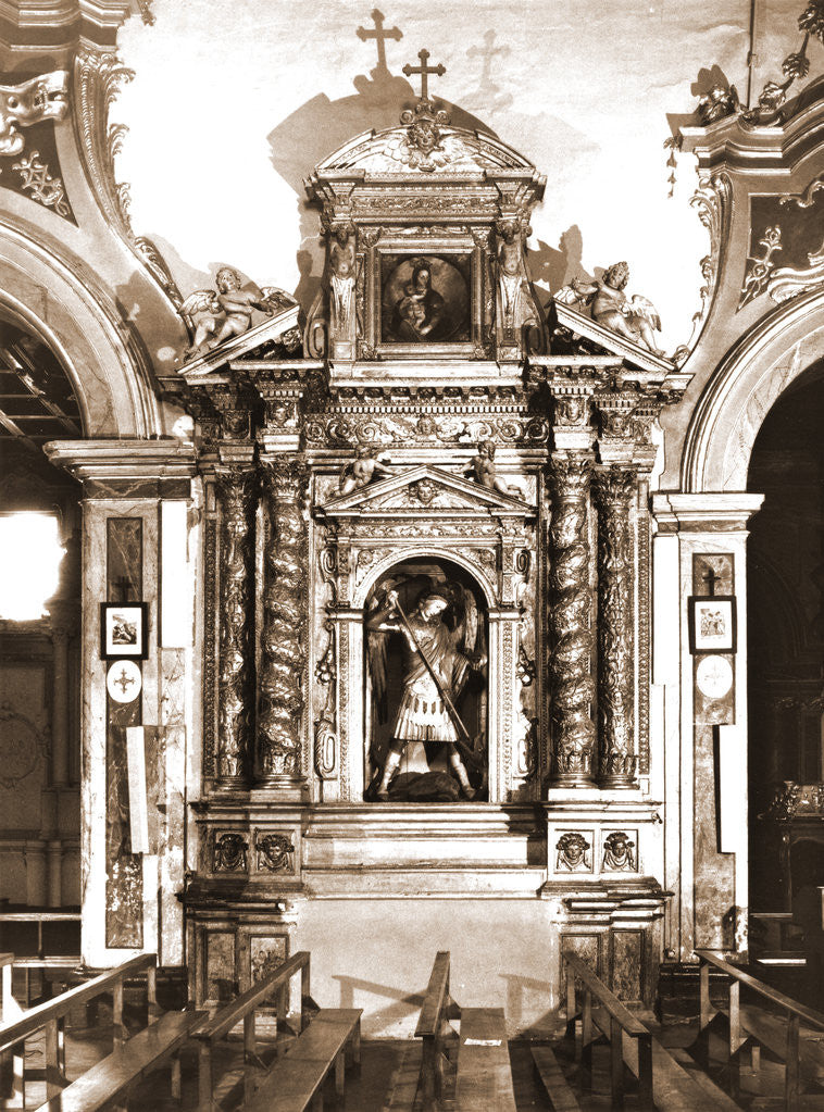 Detail of I, Collegiata di S. Michele, Citta Sant'Angelo, Pescara, Abruzzo by Anonymous
