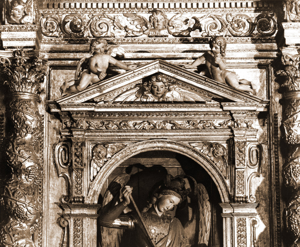 Detail of I, Collegiata di S. Michele, Citta Sant'Angelo, Pescara, Abruzzo by Anonymous