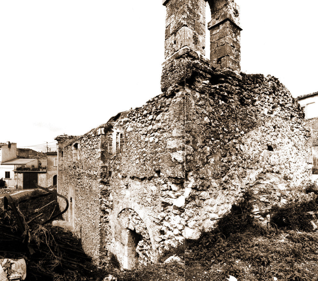 Detail of S. Egidio, Civitaretenga, Abruzzo by Anonymous