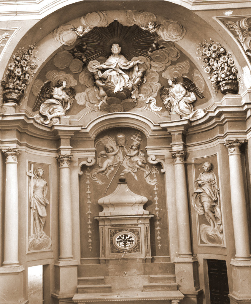 Detail of Basilica Valvense, Corfinio, L'Aquila, Abruzzo by Anonymous