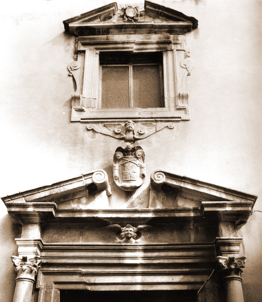 Detail of Parish church, S. Stefano, Cugnoli, Pescara, Abruzzo by Anonymous