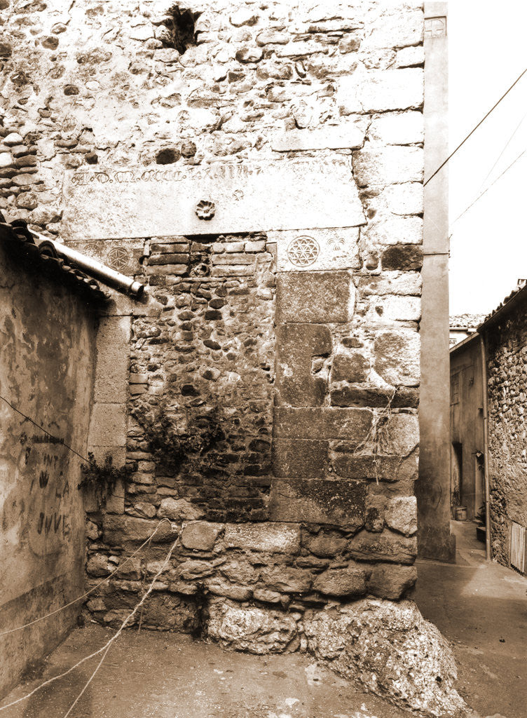 Detail of Parish church, S. Stefano, Cugnoli, Pescara, Abruzzo by Anonymous