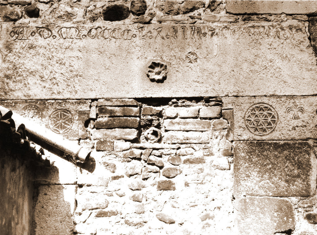 Detail of Parish church, S. Stefano, Cugnoli, Pescara, Abruzzo by Anonymous