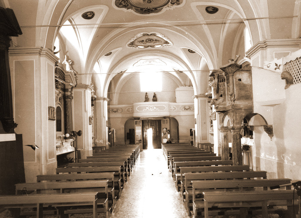 Detail of Parish church, S. Stefano, Cugnoli, Pescara, Abruzzo by Anonymous