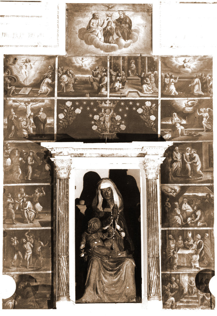 Detail of Parish church, S. Stefano, Cugnoli, Pescara, Abruzzo by Anonymous
