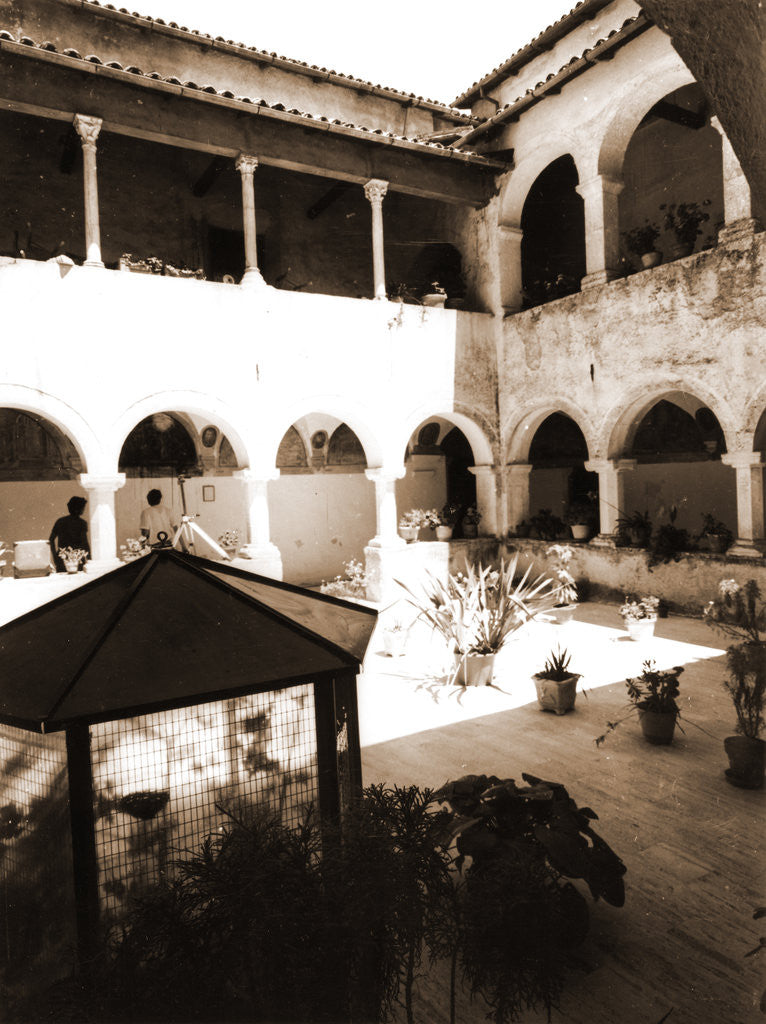 Detail of Convent of S. Angelo d'Ocre, Fossa, L'Aquila, Abruzzo by Anonymous