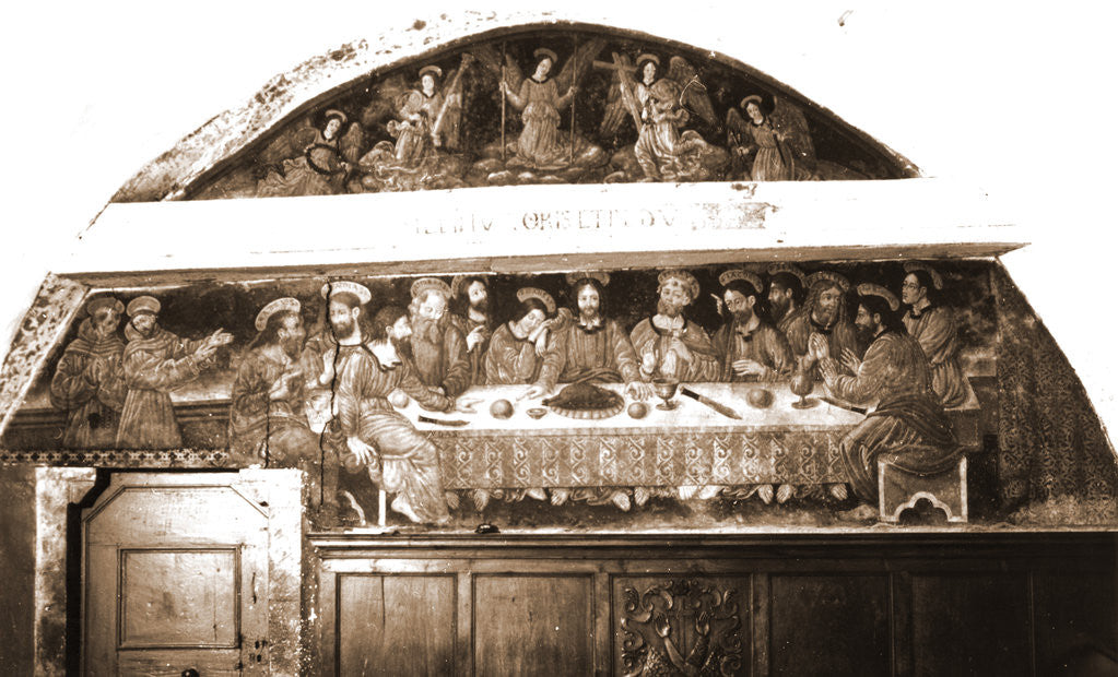 Detail of Convent of S. Angelo d'Ocre, Fossa, L'Aquila, Abruzzo by Anonymous