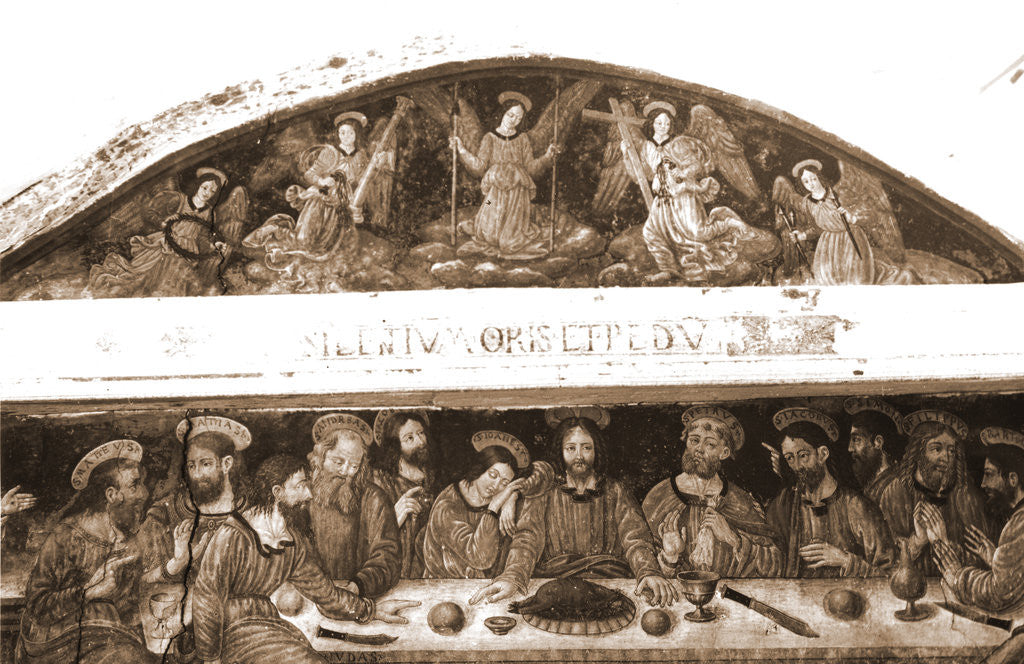 Detail of Convent of S. Angelo d'Ocre, Fossa, L'Aquila, Abruzzo by Anonymous